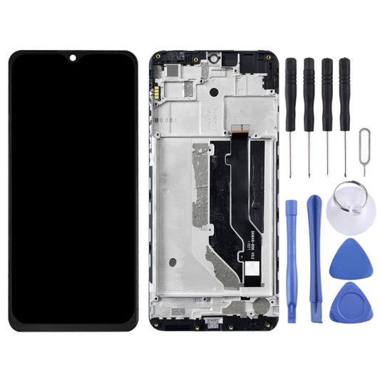 OEM LCD Screen for ZTE Blade 20 Smart / V1050 Digitizer Full Assembly with Frame（Black) - For ZTE by buy2fix | Online Shopping UK | buy2fix