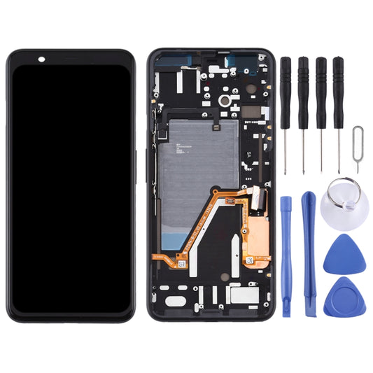 LCD Screen and Digitizer Full Assembly with Frame for Google Pixel 4XL (Black) - LCD Screen by buy2fix | Online Shopping UK | buy2fix