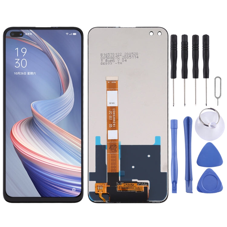 Original LCD Screen for OPPO A92s / Realme 6 Pro / RMX2061 / RMX2063 with Digitizer Full Assembly (Black) - LCD Screen by buy2fix | Online Shopping UK | buy2fix