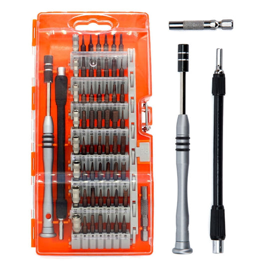 60 in 1 S2 Tool Steel Precision Screwdriver Nutdriver Bit Repair Tools Kit(Orange) - Screwdriver Set by buy2fix | Online Shopping UK | buy2fix