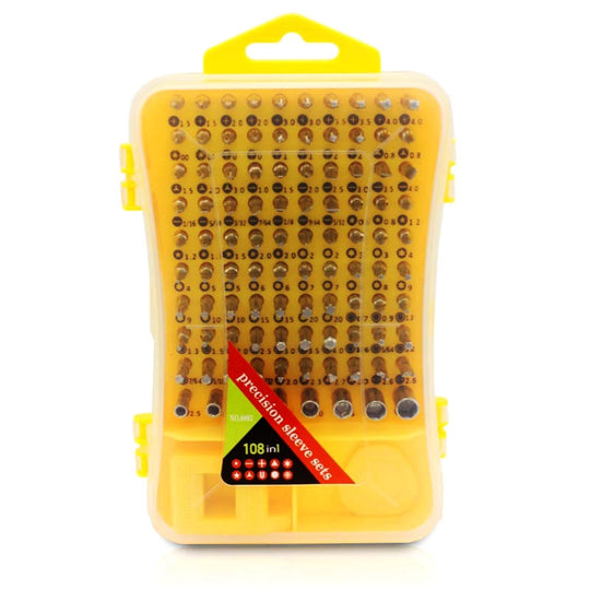 Tournevis de précision en acier à outils S2 108 en 1, tournevis à écrou, Kit d'outils de réparation