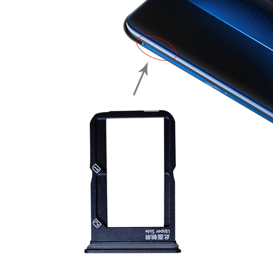 SIM-Kartenfach + SIM-Kartenfach für Vivo iQOO (Schwarz)