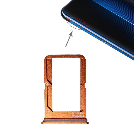 SIM-Kartenfach + SIM-Kartenfach für Vivo iQOO (Orange)