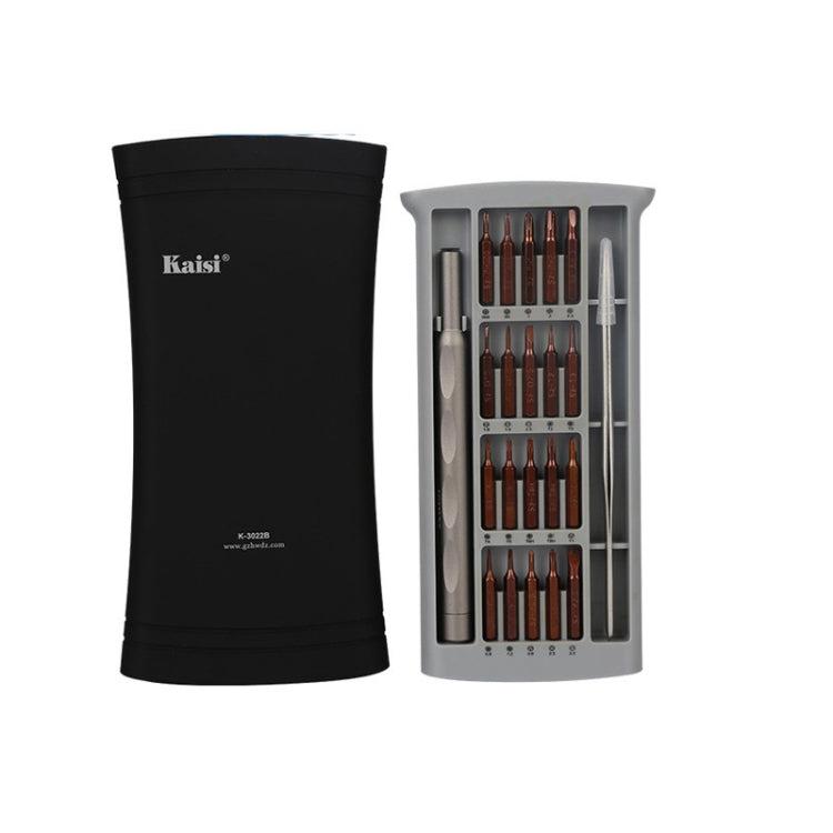 Kaisi K-3022B 22 in1 High Precision Screwdriver Set Magnetic Screwdriver Bits - Screwdriver Set by Kaisi | Online Shopping UK | buy2fix