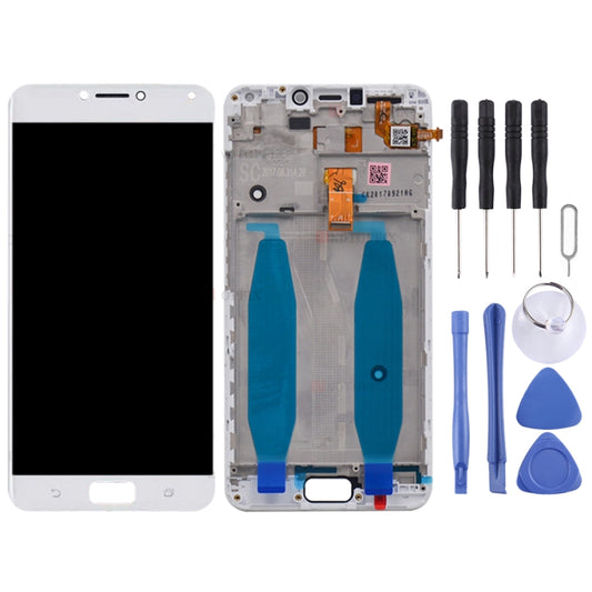 OEM LCD Screen for Asus Zenfone 4 Max ZC554KL X00ID  Digitizer Full Assembly with Frame（White) - LCD Screen by buy2fix | Online Shopping UK | buy2fix