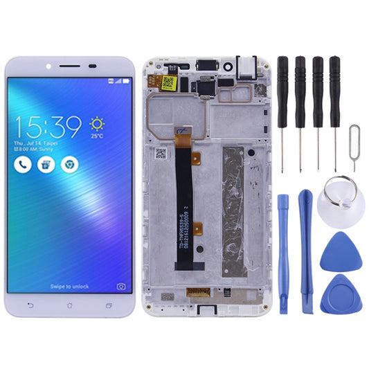 OEM LCD Screen for Asus Zenfone 3 Max ZC553KL / X00D  Digitizer Full Assembly with Frame（White) - LCD Screen by buy2fix | Online Shopping UK | buy2fix