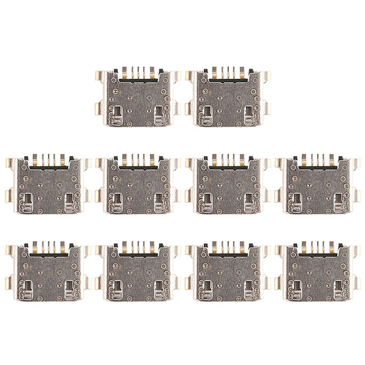 For Vivo X21 10pcs Charging Port Connector - Single Tail Connector by buy2fix | Online Shopping UK | buy2fix