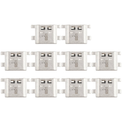 For Vivo Y79 10pcs Charging Port Connector - Single Tail Connector by buy2fix | Online Shopping UK | buy2fix