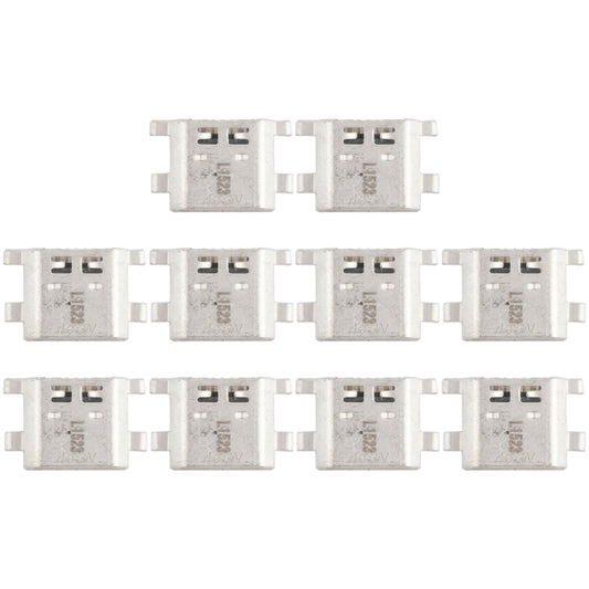 For Vivo Y79 10pcs Charging Port Connector - Single Tail Connector by buy2fix | Online Shopping UK | buy2fix