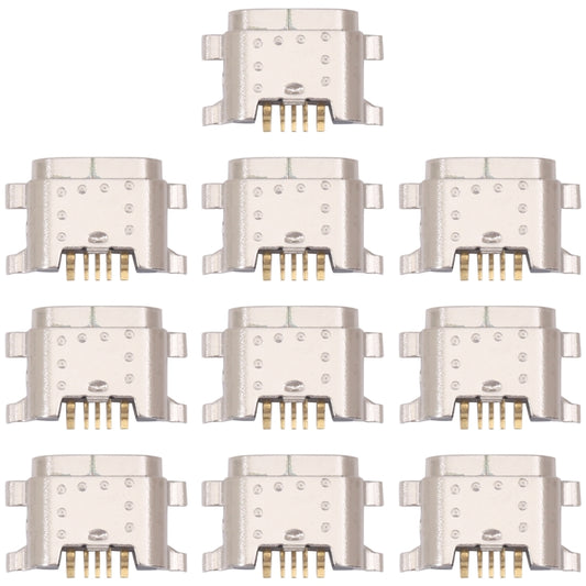 For Vivo Y75 10pcs Charging Port Connector - Single Tail Connector by buy2fix | Online Shopping UK | buy2fix