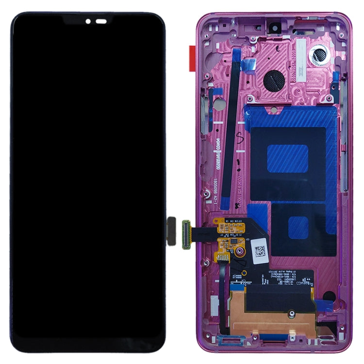 Original LCD Screen for LG G7 ThinQ / G710 G710EM G710PM G710VMP Digitizer Full Assembly with Frame (Red) - For LG by buy2fix | Online Shopping UK | buy2fix