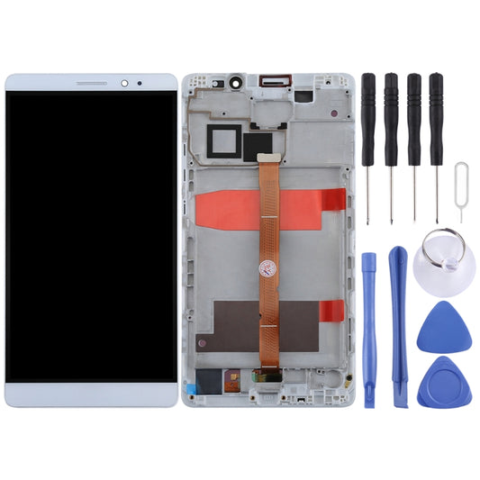 OEM LCD Screen for Huawei Mate 8 Digitizer Full Assembly with Frame(White) - LCD Screen by buy2fix | Online Shopping UK | buy2fix