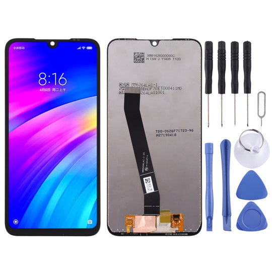 LCD-Bildschirm und Digitizer-Vollmontage für Xiaomi Redmi 7 (Schwarz)