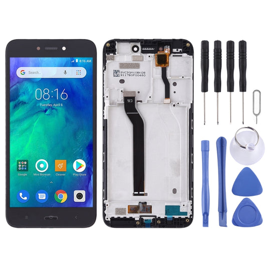 TFT LCD Screen for Xiaomi Redmi Go Digitizer Full Assembly with Frame(Black) - LCD Screen by buy2fix | Online Shopping UK | buy2fix