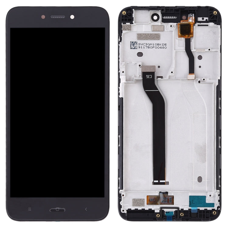 TFT LCD Screen for Xiaomi Redmi Go Digitizer Full Assembly with Frame(Black) - LCD Screen by buy2fix | Online Shopping UK | buy2fix