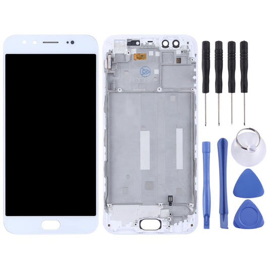 TFT LCD Screen for Vivo X9/X9s Digitizer Full Assembly with Frame(White) - LCD Screen by buy2fix | Online Shopping UK | buy2fix