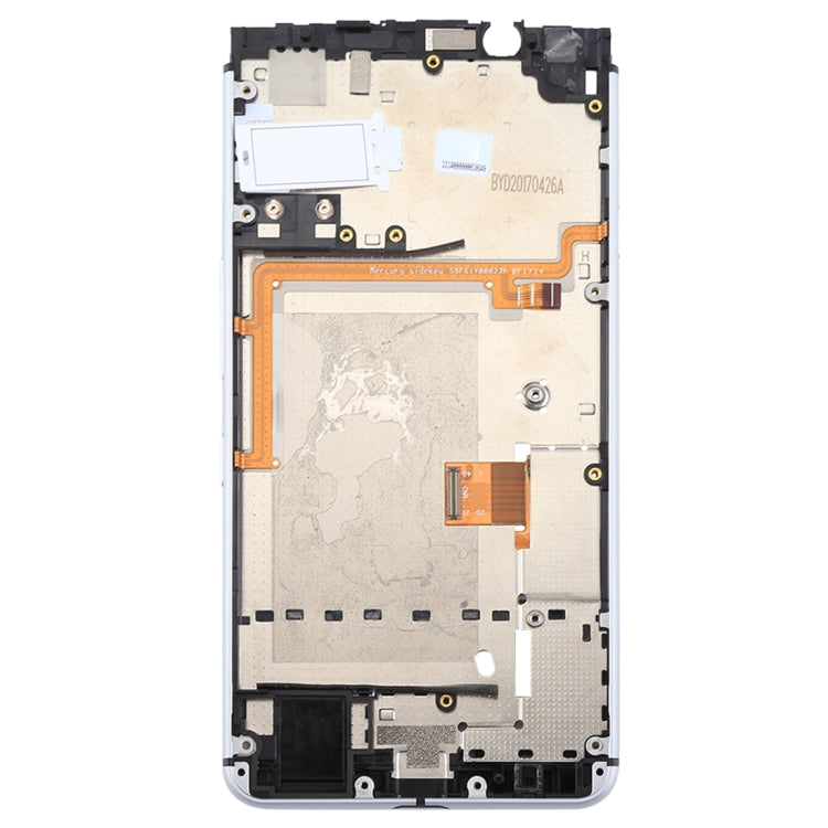 OEM LCD Screen for BlackBerry Keyone Digitizer Full Assembly with Frame(Silver) - For BlackBerry by buy2fix | Online Shopping UK | buy2fix