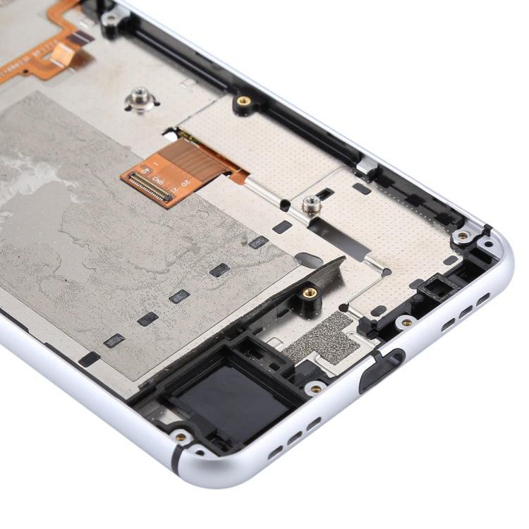OEM LCD Screen for BlackBerry Keyone Digitizer Full Assembly with Frame(Silver) - For BlackBerry by buy2fix | Online Shopping UK | buy2fix