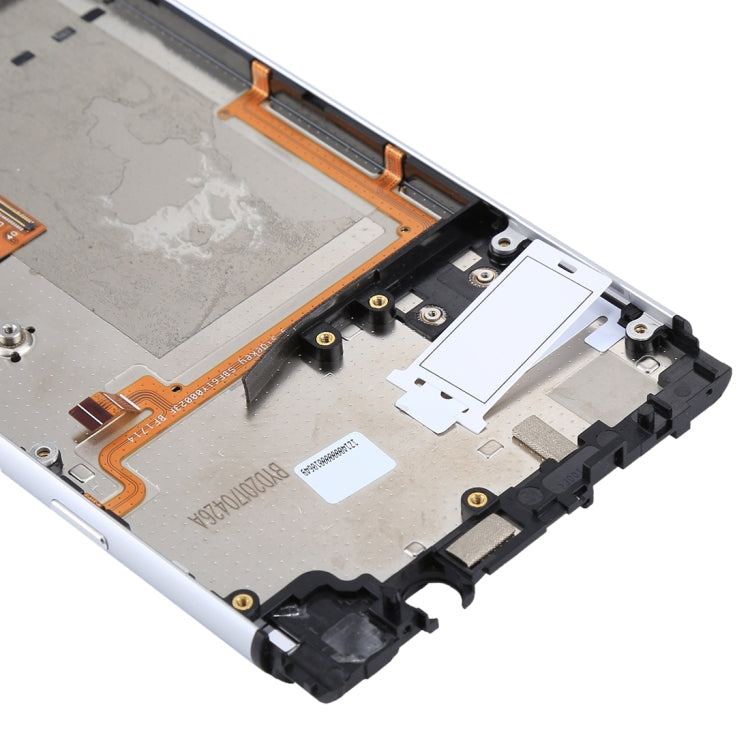 OEM LCD Screen for BlackBerry Keyone Digitizer Full Assembly with Frame(Silver) - For BlackBerry by buy2fix | Online Shopping UK | buy2fix