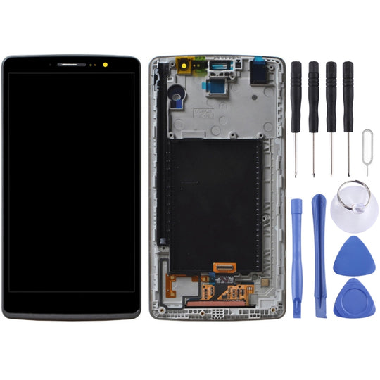 LCD + Touchpanel mit Rahmen für LG G Stylo / LS770 (Schwarz)