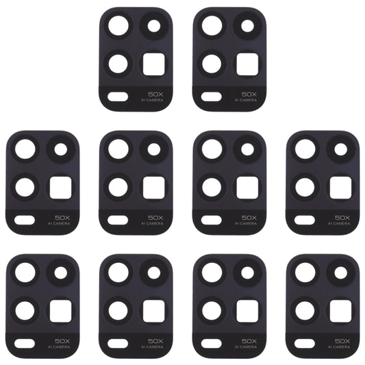 10 PCS Back Camera Lens for Xiaomi Mi 10 Youth 5G - Camera by buy2fix | Online Shopping UK | buy2fix