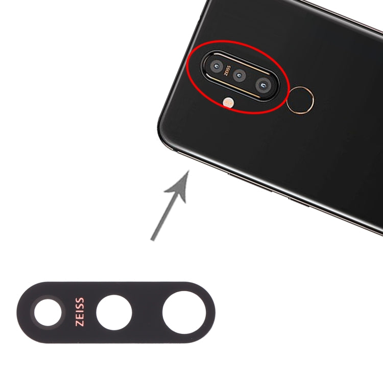 10 PCS Back Camera Lens for Nokia X71 / 8.1 Plus / TA-1167 / TA-1188 - Camera by buy2fix | Online Shopping UK | buy2fix