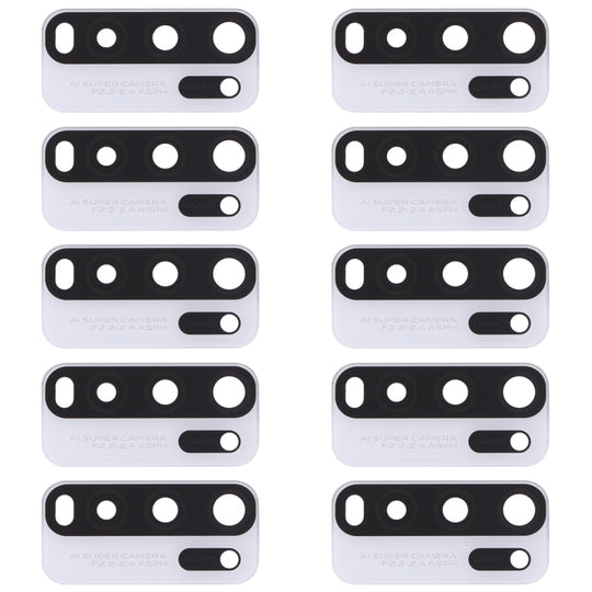 For Vivo Y50 1935, V1965A / Vivo Y30 1938 10pcs Back Camera Lens (White)