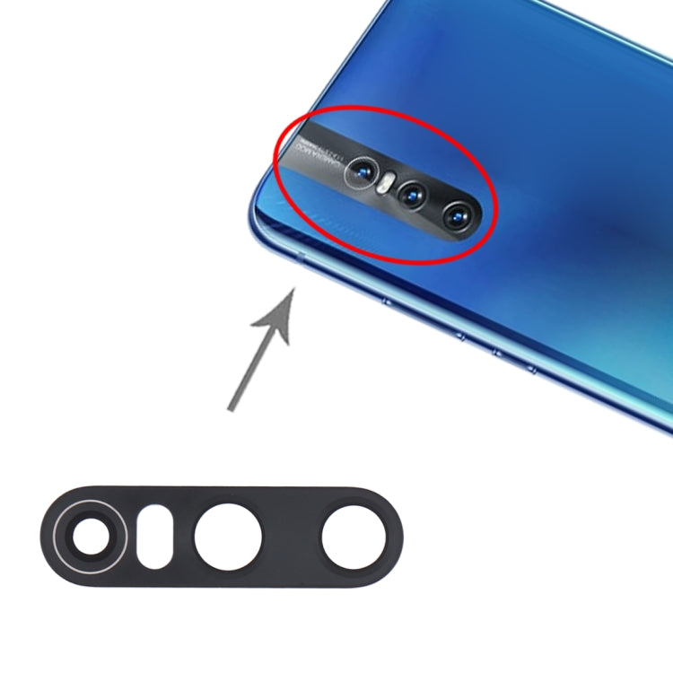 For Vivo X27 10pcs Back Camera Lens (Black) - Camera Parts by buy2fix | Online Shopping UK | buy2fix