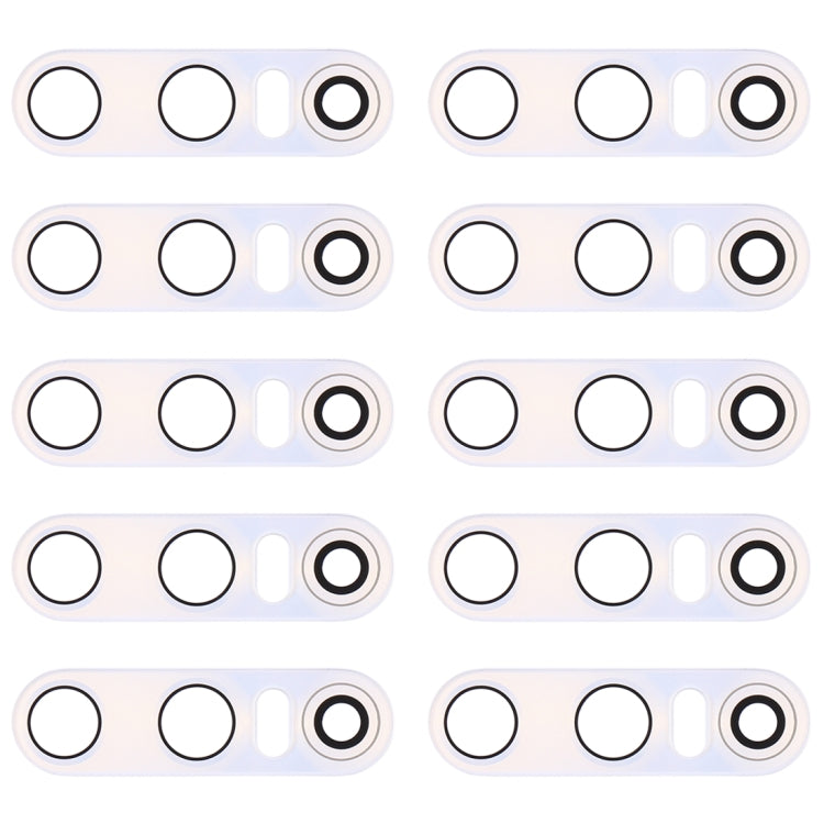 For Vivo X27 10pcs Back Camera Lens (White) - Camera Parts by buy2fix | Online Shopping UK | buy2fix