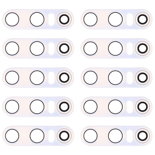 For Vivo X27 10pcs Back Camera Lens (White) - Camera Parts by buy2fix | Online Shopping UK | buy2fix