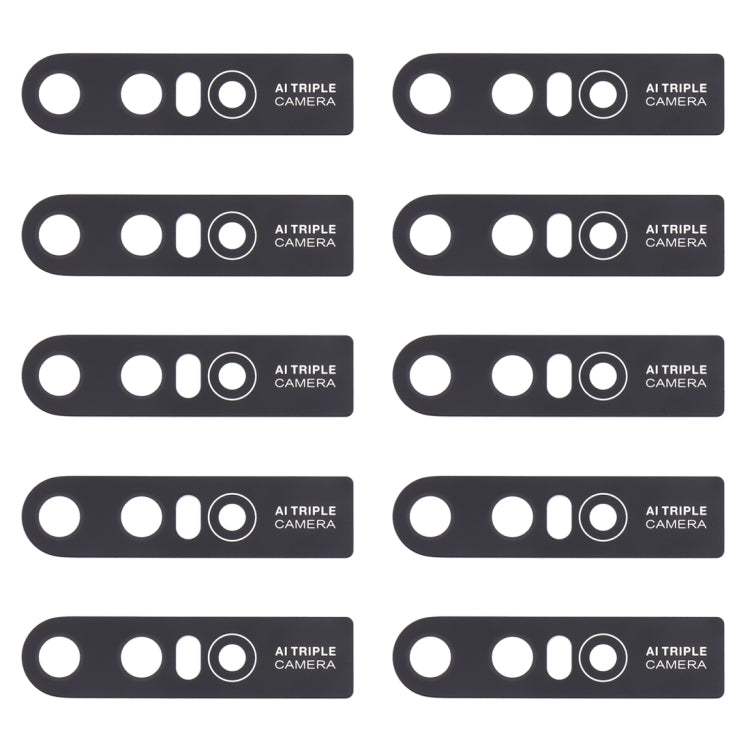 For Vivo S1 / V15 10pcs Back Camera Lens (Black) - Camera Parts by buy2fix | Online Shopping UK | buy2fix