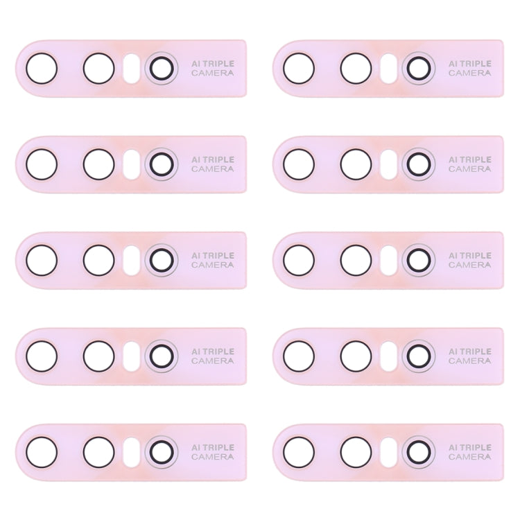 For Vivo S1 / V15 10pcs Back Camera Lens (Pink) - Camera Parts by buy2fix | Online Shopping UK | buy2fix