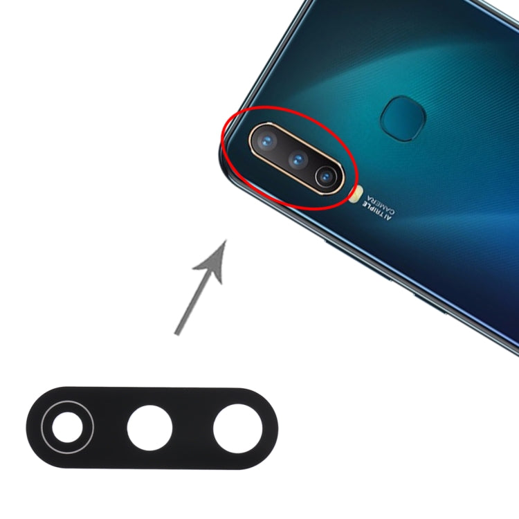 For Vivo Y3 10pcs Back Camera Lens - Camera Parts by buy2fix | Online Shopping UK | buy2fix