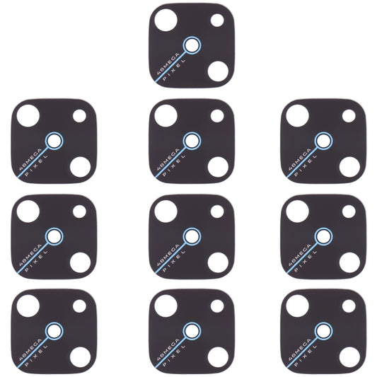 For Vivo Y9s 10pcs Back Camera Lens (Black) - Camera Parts by buy2fix | Online Shopping UK | buy2fix