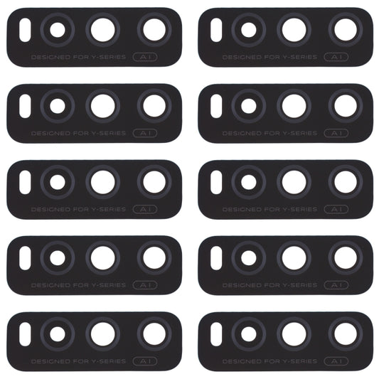 For Vivo Y70s 10pcs Back Camera Lens - Camera Parts by buy2fix | Online Shopping UK | buy2fix