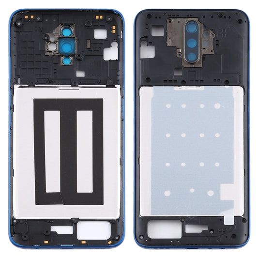 For OPPO A11X / A9(2020) Middle Frame Bezel Plate (Blue) - Frame Bezel Plate by buy2fix | Online Shopping UK | buy2fix
