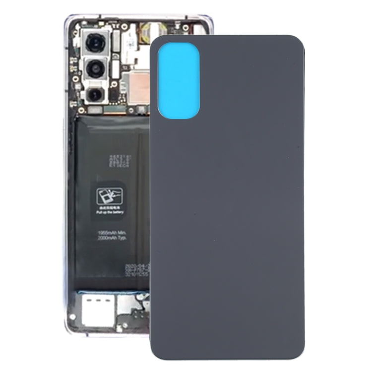 For OPPO Reno4 5G Battery Back Cover (Black) - Back Cover by buy2fix | Online Shopping UK | buy2fix