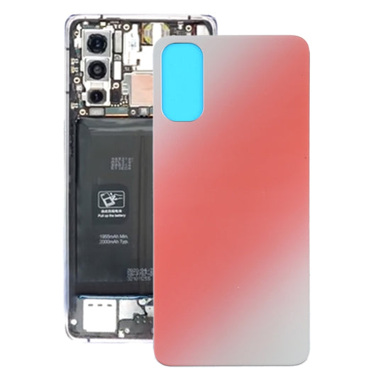 For OPPO Reno4 5G Battery Back Cover (Red) - Back Cover by buy2fix | Online Shopping UK | buy2fix