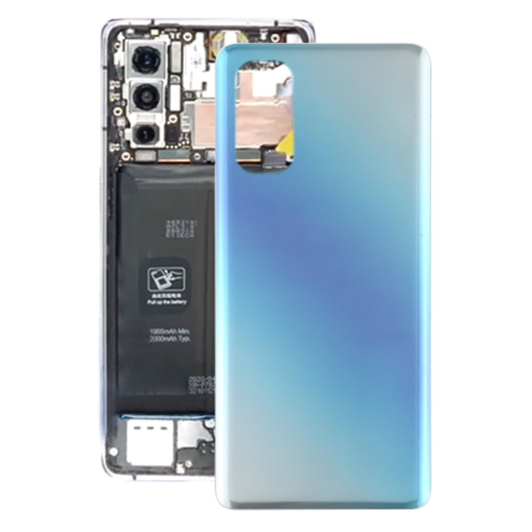 For OPPO Reno4 Pro 5G Battery Back Cover (Blue) - Back Cover by buy2fix | Online Shopping UK | buy2fix