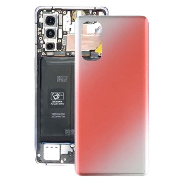 For OPPO Reno4 Pro 5G Battery Back Cover (Red) - Back Cover by buy2fix | Online Shopping UK | buy2fix