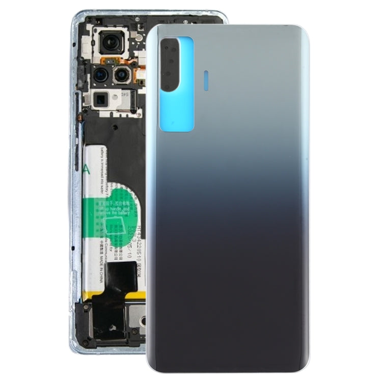 For Vivo X50 Battery Back Cover (Black) - Back Cover by buy2fix | Online Shopping UK | buy2fix