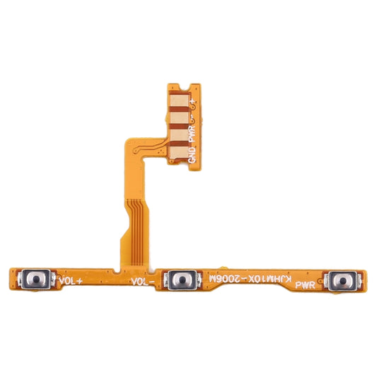 Power Button & Volume Button Flex Cable for Xiaomi Redmi 10X 4G / Redmi Note 9 by buy2fix