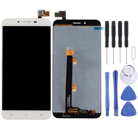 Écran LCD et numériseur Assemblage complet pour Asus ZenFone 3 Max / ZC553KL (Blanc)