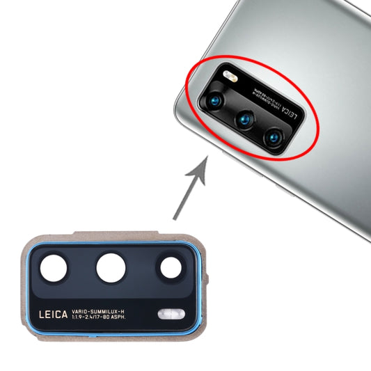 For Huawei P40  Camera Lens Cover (Blue) - Camera Series by buy2fix | Online Shopping UK | buy2fix