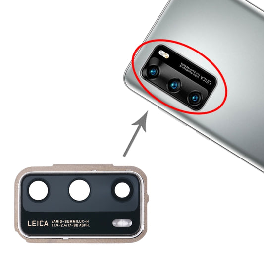 For Huawei P40  Camera Lens Cover (Silver) - Camera Series by buy2fix | Online Shopping UK | buy2fix