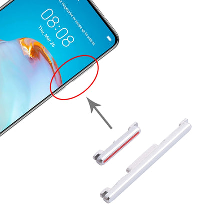 Power Button and Volume Control Button for Huawei P40 (Silver) - Others by buy2fix | Online Shopping UK | buy2fix