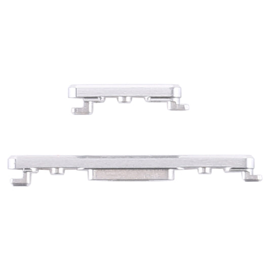 For Huawei P40 Pro  Power Button and Volume Control Button (Silver) - Home key & Side Key by buy2fix | Online Shopping UK | buy2fix
