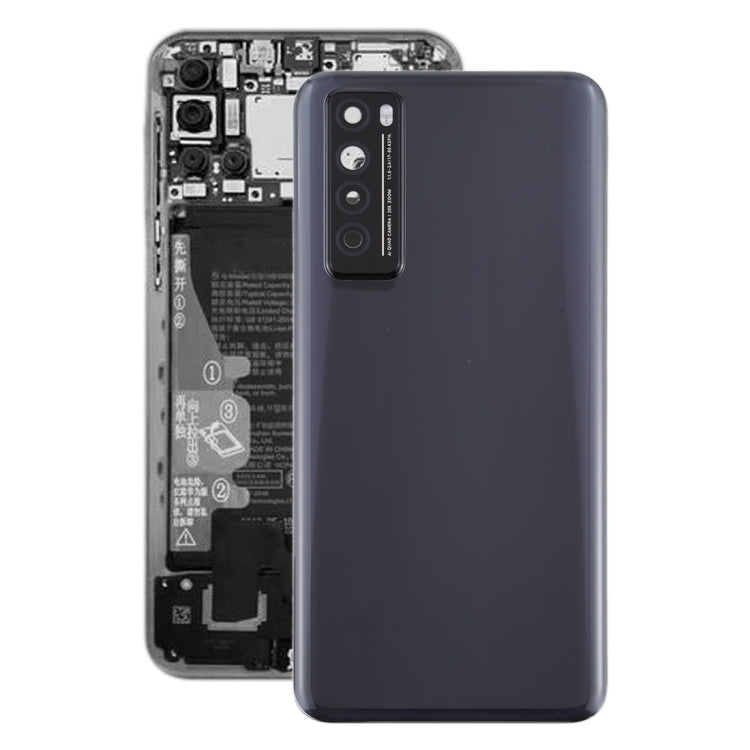 Original Battery Back Cover With Camera Lens Cover for Huawei Nova 7 5G(Black) - Back Cover by buy2fix | Online Shopping UK | buy2fix