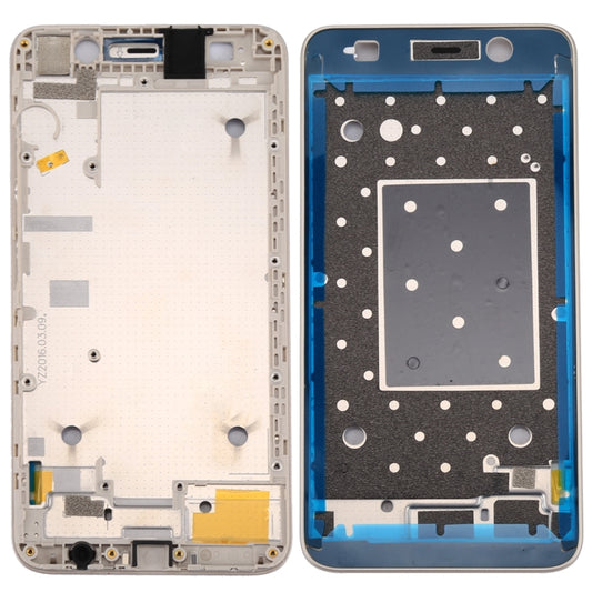 For Huawei Y6 / Honor 4A Front Housing LCD Frame Bezel Plate(Gold) - Frame Bezel Plate by buy2fix | Online Shopping UK | buy2fix