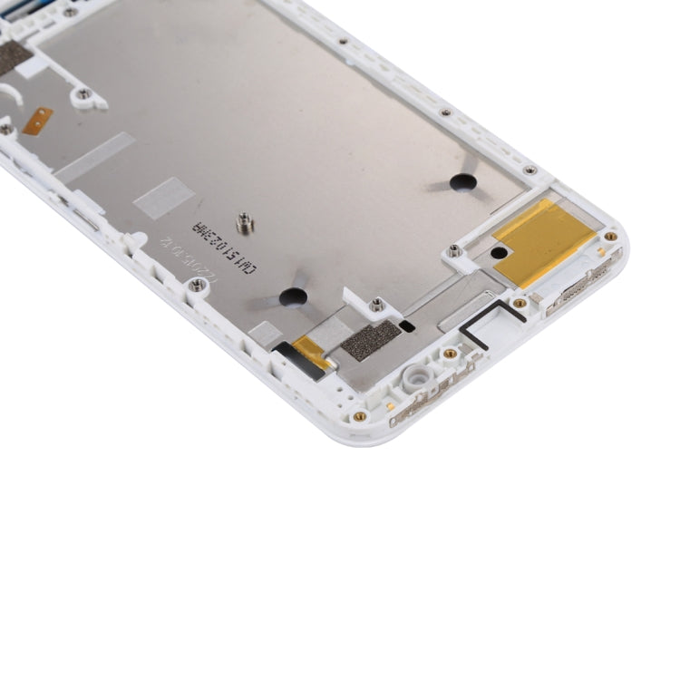 For Huawei Y6 / Honor 4A Front Housing LCD Frame Bezel Plate(White) - Frame Bezel Plate by buy2fix | Online Shopping UK | buy2fix